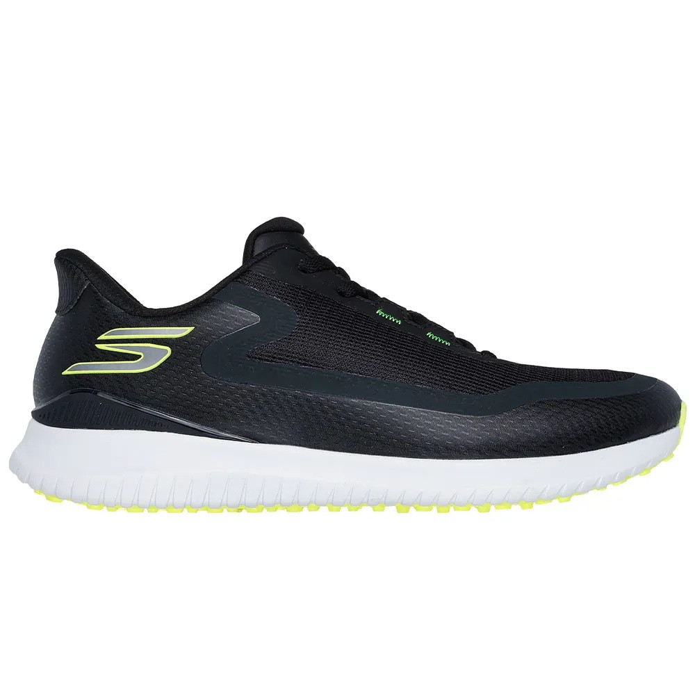 Skechers Men's Go Golf Flight Slip In Golf Shoes - Black - Maple